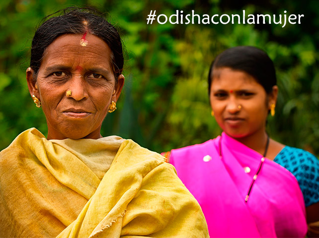 Odisha con la mujer