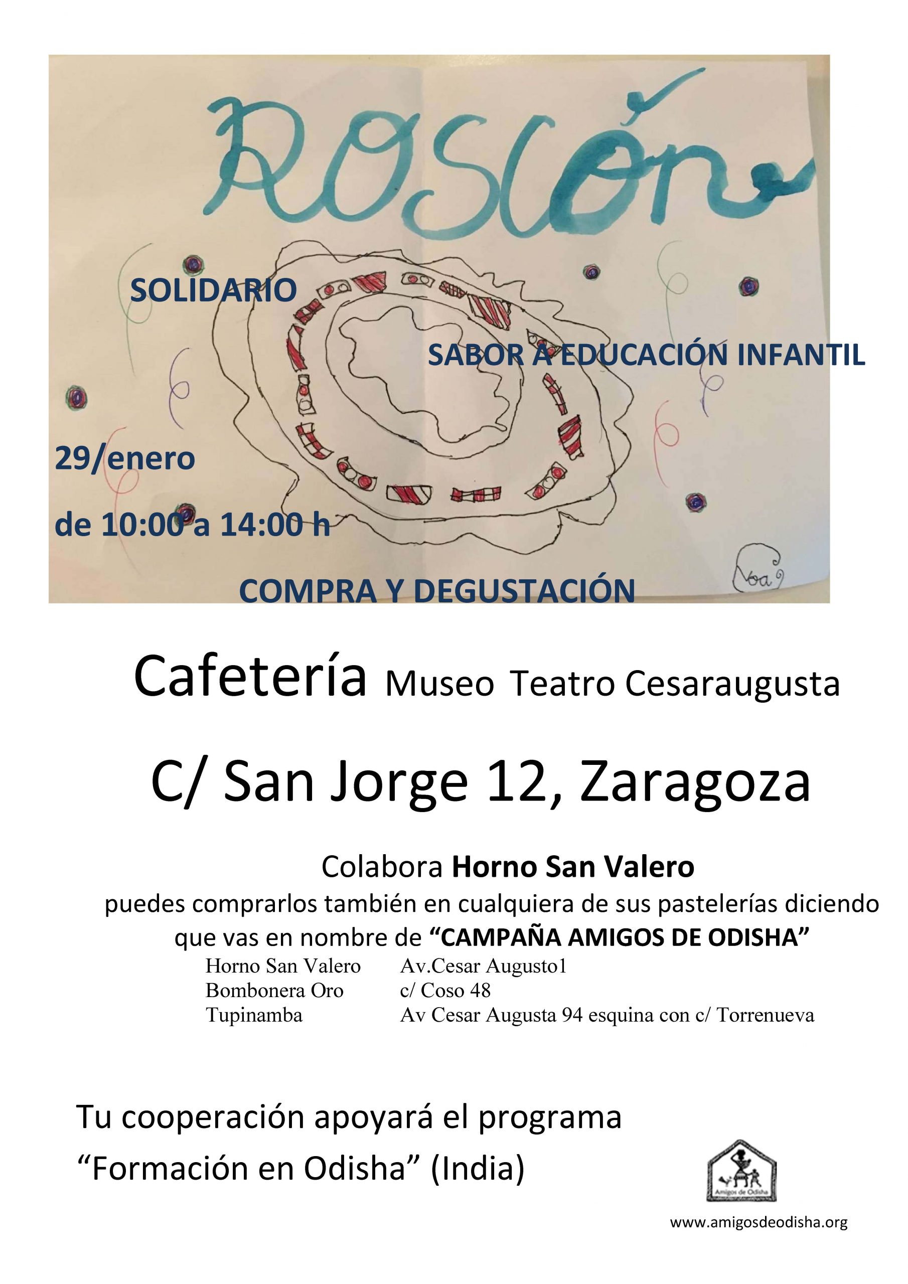 Roscón solidario en Zaragoza_2020