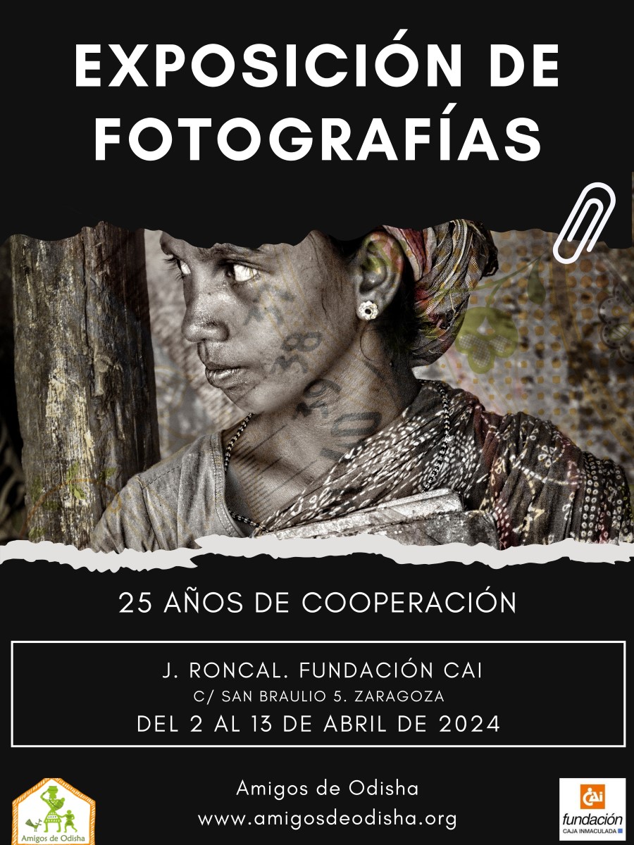 EXPOSICIÓN  DE FOTOGRAFÍAS DE AMIGOS DE ODISHA
